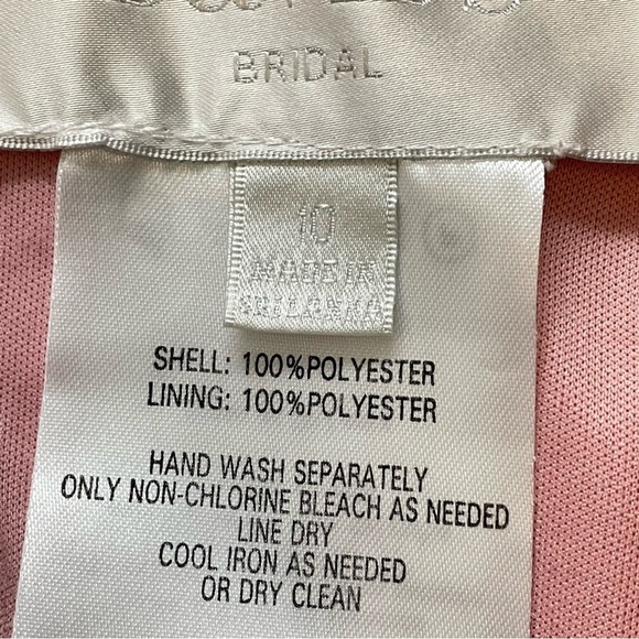 Blush Pink Ballet Formal Gown David’s Bridal Size 10 - Picture 6 of 15